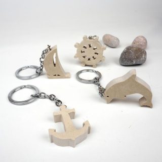 Key chain made of stone
